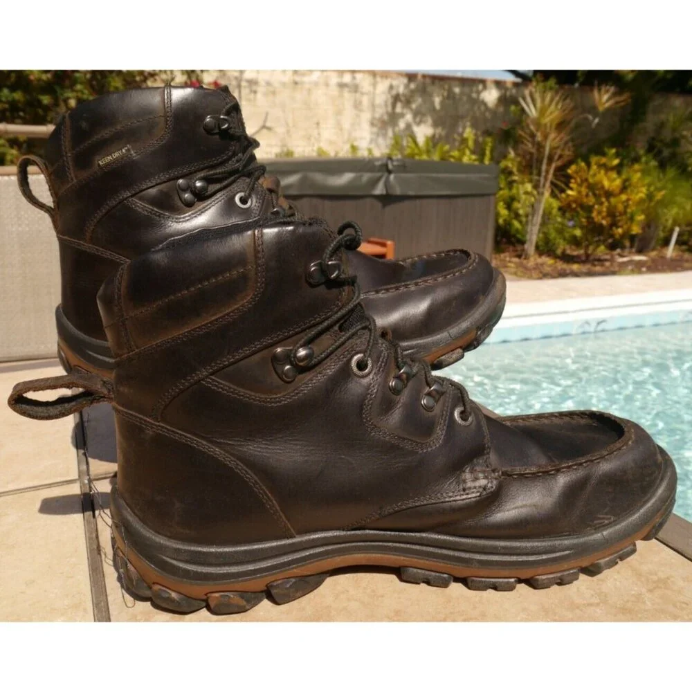 KEEN Men's Nopo Waterproof Slate Black Boot Size 12 USA Made